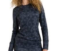 Roxy - Primo strato tecnico - Daybreak Brushed Top True Black Snowflakes per Donne in Pelle - Taglia M - Blu navy