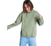 Roxy Pullover Felpa con Cappuccio SATURDAZE Hoodie Donna Verde