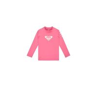 Roxy Rash Vest 2026 Junior Whole Hearted - Sangria Sunset Pink