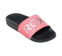 Roxy RG Slippy II, Sandali, Stampa Nera e Rossa, 34 EU