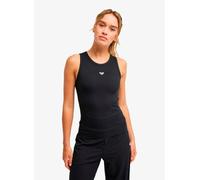 Roxy - Rise & Vibe Rib Easy Tank Nero - Abbigliamento M Nero