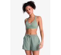 Roxy - Rise & Vibe Rib Short Verde - Abbigliamento S Verde