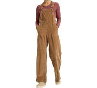 Roxy - Salopette da donna in velluto - Trailblazer Overall Woodsmoke per Donne in Cotone - Taglia S - Marrone Marrone S