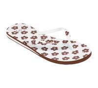 Roxy Portofino III, Sandali Donna, Marrone Chiaro Bianco, 37 EU