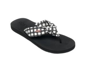 Roxy Sandali Donna Paia V, Black White Checker, 40 EU