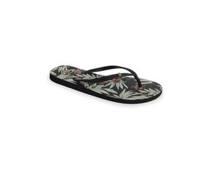 Roxy Sandalo da donna con stampa, bianco/nero/fiore, 38 EU, White Black Flower, 38 EU