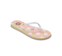 Roxy Sandalo da donna Mauricia, bianco/lime morbido/rosa, 42 EU