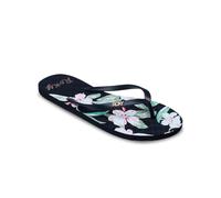 Roxy Sandalo da donna New Viva Stampato, nero/bianco/verde, 38 EU
