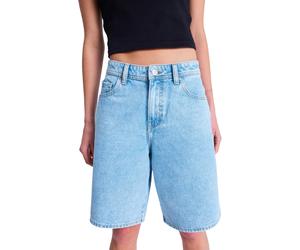 Roxy - Short urbano in denim - Breakers Mid Sunbleached Denim Bermuda Sunbleached per Donne in Cotone - Taglia 26 US - Blu