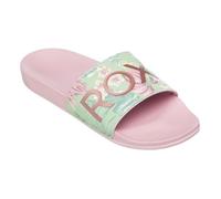 Roxy Slippy II, Sandali Donna, Verde Rosa, 38 EU