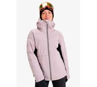 Giacca con cappuccio Roxy Snowyhill Puffy rosa cipria donna - L
