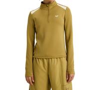 Roxy - Strato intermedio tecnico - Waves Of Warmth Tech Top Fennel Seed per Donne in Poliestere Riciclato - Taglia S - Giallo