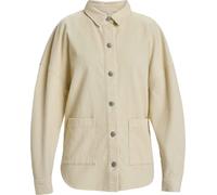 Roxy - Sur-chemise en velours côtelé - Kick Back Washed Cord Shirt Parchment per Donne in Cotone - Taglia L - Beige