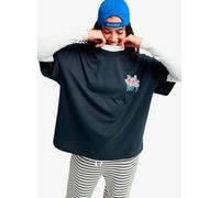 Roxy Washed Short Sleeve T-shirt Blu S Donna
