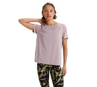 Roxy Top a Maglia Manica Corta Move Free Mesh Tee Viola XS