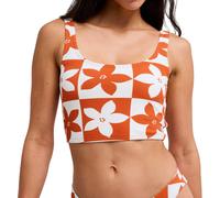 Roxy - Top da bikini - Hazy Days Tank Top Ginger Spice Flora per Donne - Taglia M - Arancione