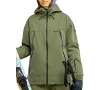 Roxy - Veste de ski imperméable - 20K Ice Bounded Jacket Beetle per Donne - Taglia M - Kaki