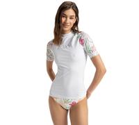 Roxy Sea Bloom in Full Moon Tankini Swimsuit Donna, Bianco, S