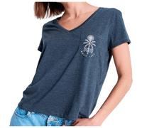 Roxy - Women's Laguna Green V Neck - T-shirt XL blu