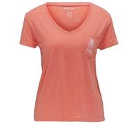 Roxy - Women's Laguna Green V Neck - T-shirt XS rosso/fuchsia