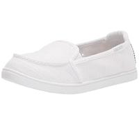 Roxy Women's Minnow Slip On Sneaker, White, 7