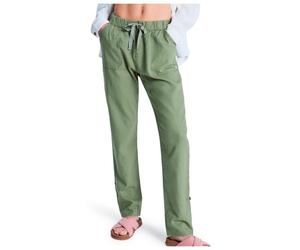 Roxy - Women's On The Seashore Linen Cargo Trousers - Pantaloni tempo libero S verde