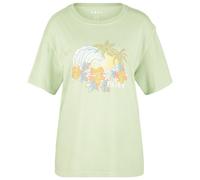 Roxy - Women's Sunnyoversize Enzyme Wash - T-shirt M verde