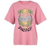 Roxy - Women's Sunnyoversize Optic Wash - T-shirt XL fuchsia