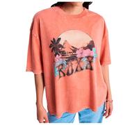 Roxy - Women's Talloversize Washed - T-shirt M rosso