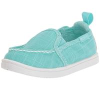 Roxy womens Tw Minnow Slip on Shoe Sneaker, Teal, 5 Little Kid US