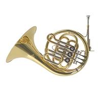Roy Benson Corno francese in Sib per bambini HR-212B (appositamente progettato per le braccia dei bambini, con campana in ottone, leadpipe in ottone dorato, slide in alpacca)