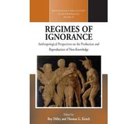 Roy Dilley Regimes of Ignorance (Copertina rigida)