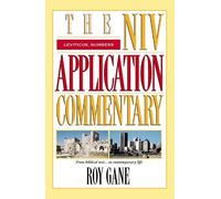 Roy Gane Leviticus, Numbers (Copertina rigida) NIV Application Commentary