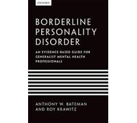 Roy Krawitz Anthony W. Bateman Borderline Personality Disorder (Tascabile)