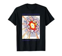 Roy Lichtenstein Explosion, Grafica Pop Art retrò Maglietta