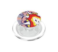 Roy Lichtenstein Explosion, grafica pop art retrò PopSockets PopGrip per MagSafe