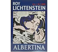 ROY LICHTENSTEIN - POSTER MOSTRA ORIGINALE - MUSEO ALBERTINA VIENNE - 2024