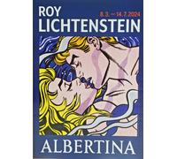 ROY LICHTENSTEIN - POSTER MOSTRA ORIGINALE - MUSEO ALBERTINA VIENNE - 2024