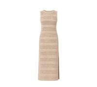 Roy Roger's - Abito Lungo Maxi Senza Maniche in Maglia a Rete - - Dresses - Donna - Beige - M