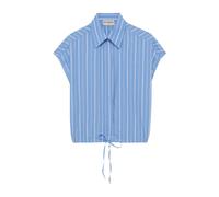 Roy Roger's - Camicia a Righe in Popeline di Cotone - - Blouses & Shirts - Donna - Blu - S