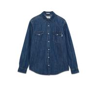 Roy Roger's - Camicia in denim elasticizzato - - Shirts - Uomo - Blu - M