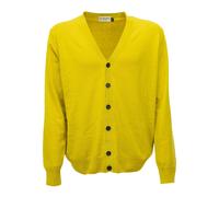 Roy Roger's - Cardigan con bottoni scollo a V - - Knitwear - Uomo - Arancione - S