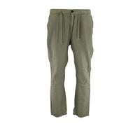Roy Roger's - Chino Heavy Linen Dyed - -Trousers -Uomo -Verde -2XL