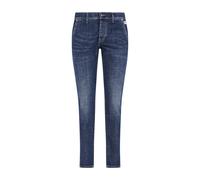 Roy Roger's - Jeans denim scuro tasca a filo new elias harlem denim slim fit per