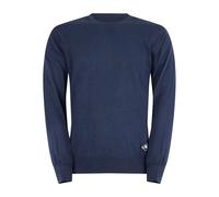 Roy Roger's - Maglione girocollo blu in cotone per uomo