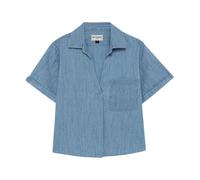 Roy Roger's - Martin Chambray Shirt - - Blouses & Shirts - Donna - Blu - XS