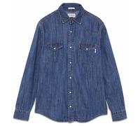 ROY ROGERS Martin W - camicia maniche lunghe - uomo Blue 2XL