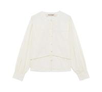 Roy Roger's - Old Glory Long Farm Shirt - - Blouses & Shirts - Donna - Bianco - M