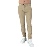 Roy Roger's Pantaloni Slim Fit New Rolf Read RRU013C9250112 Marrone Chiaro Marrone