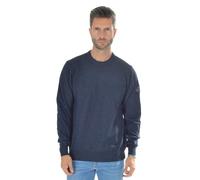 Roy Roger's Pullover Girocollo Crew Basic Man (IT, Testo, L, Regular, Regular, Denim)
